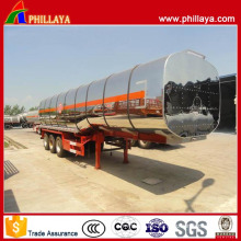 Stainless Steel 36000-50000 Liters Crude Oil Fuel Tanker Trailer
